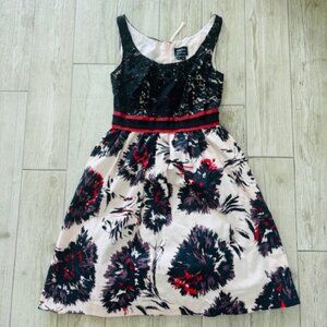 NWT Anthropologie Peter Som X Made In Kind Floral Lace Dress Size 0
